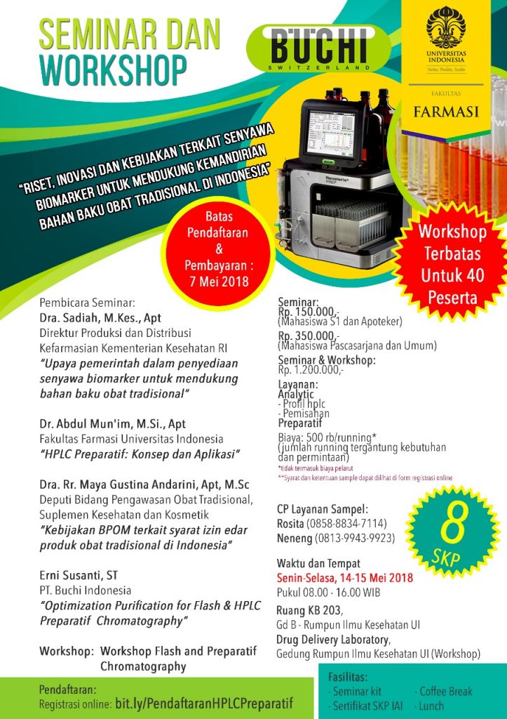 Seminar Dan Workshop Hplc Fakultas Farmasi