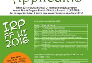 Call for Applicants : IRP FF UI 2016
