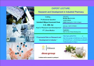 EXPERT LECTURE Research and Development in Industrial Pharmacy(2)