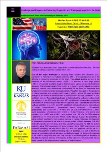 Guest Lecture from the University of Kansas-USA